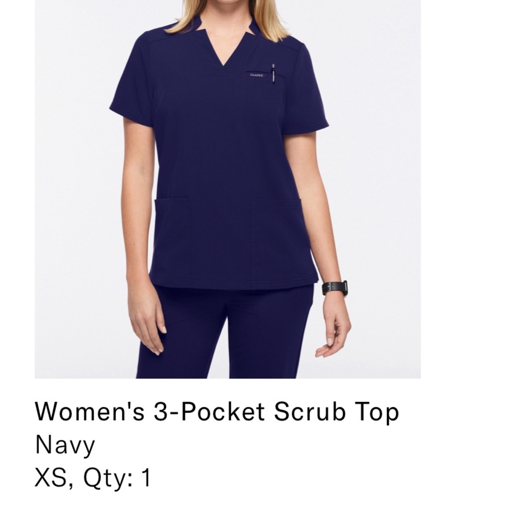 Jaanuu scrub top, like new.